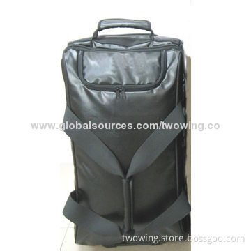 Travel trolley bag with special trolley system/Tarpaulin PVC fabric with REACH Standard/50L volumeNew